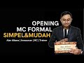 Tips opening mc formal  alan albana mcformal