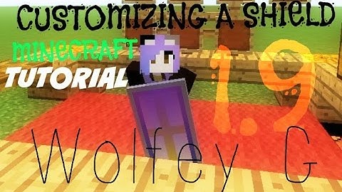 How to make a Custom Shield - Minecraft 1.9 Tutorial