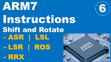 ARM Instruction Set - Shift & Rotate Instructions- LSL, LSR, ASL, ASR,ROR, RRX