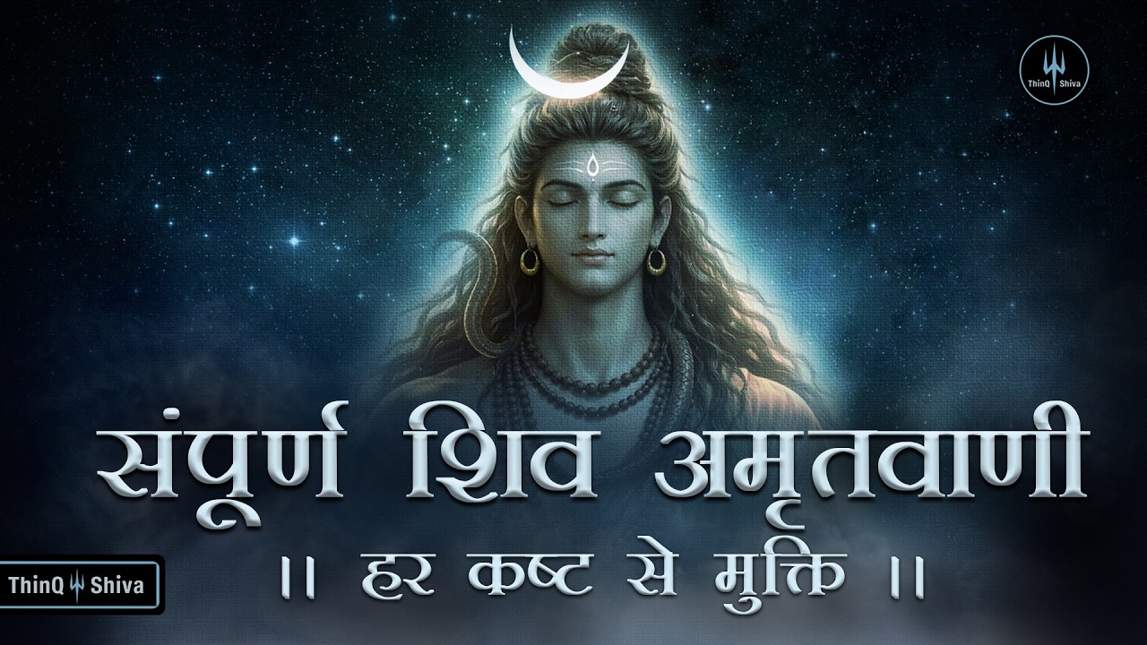 संपूर्ण शिव अमृतवाणी |Most Powerful Shiv Amritvani| Somvar Special |to Remove Negativity