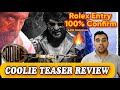 Coolie rajinikanth teaser review  movies adda