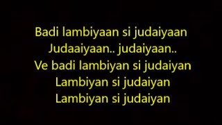 Lambiyan si judaiyan lyrics from raabta: arijit singh sings this
heart-breaking song for raabta movie starring sushant and kriti sanon
with writ...