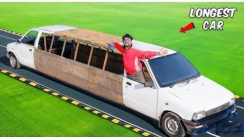 We are making world's longest car - limousine 👑