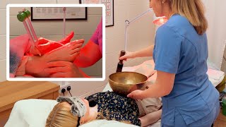 Reflexology with Sound Healing (Unintentional ASMR, Real person ASMR)