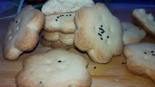 বেকারি স্টাইলে নোনতা বাটার বিস্কুট চুলায় ও ওভেন এ তৈরি ।Salt Butter Cookies Recipe