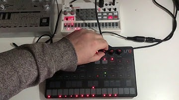 Korg Volca Sample & UNO Synth - Techno Session Jam 🎵🎛🎹🎚🎶🎧