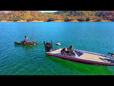 kayak-vs-bass-boat-(1v1-on-lake-berryessa)