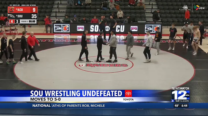 SOU wrestling stays undefeated