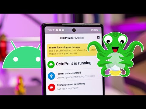 Running OctoPrint on Android with Octo4a!