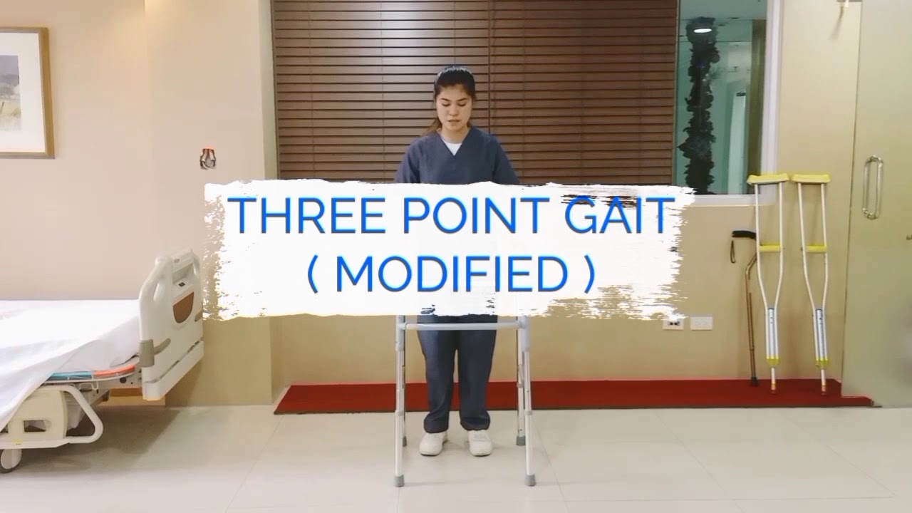 Proper using of crutches, walker and cane.