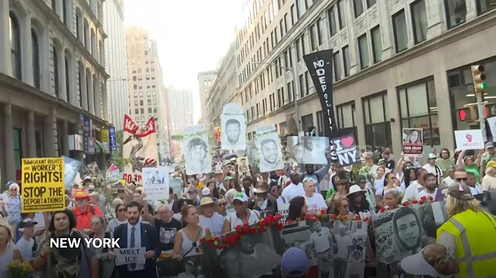 'Good Trouble Lives On': protesters march against Trump’s policies, honoring John Lewis