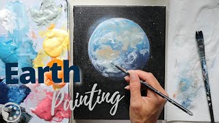 Relaxing Earth Painting makes me want to go to space