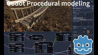 Timelapse - Procedural modeling in Godot