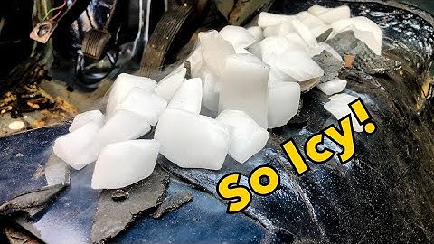 Fox Body Dry Ice Sound Deadening Removal (Always wanted to try this) It Works!