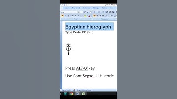 Egyptian Hieroglyph code 131e3   #viral #roblox #msword #microsoftword #msoffice #computer  #tech