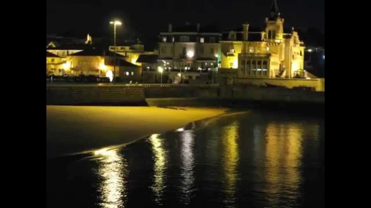 Cascais Portugal at night near the Citadel - LVBO Travel Videos