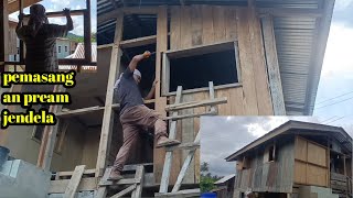 Proses ganti dinding zink dengan dinding papan kayu kelapa #part 1 by CHRISDEYREN ABDIEL FAMILY_KTT 23 views 2 days ago 12 minutes, 28 seconds