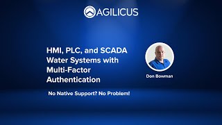 HMI PLC and SCADA Water Systems with Multi-Factor Authentication