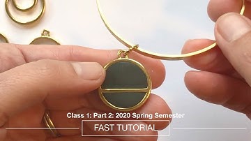 Fast Video | How to Use Crystal Clay within an Open Back Bezel | Class 1: Part 2 | 2020 Spring