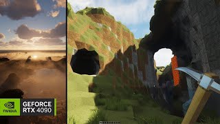 RTX 4090   Minecraft 4K   No Cubes Mod + Shaders + Textures screenshot 4