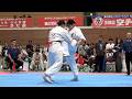 【新極真会】第43回全四国空手道選手権大会　決勝　女子重量級　黒田蒼　愛知中央支部　対　大塚未夢　徳島北東あわじ支部　SHINKYOKUSHINKAI KARATE