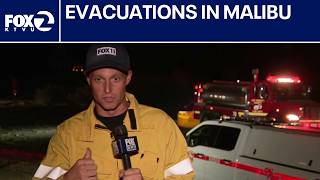 Wildfire forcing evacuations in Malibu | KTVU