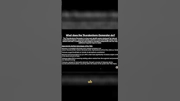 Thunderstorm Generator: The Tech Turning Exhaust into Lightning! #shorts