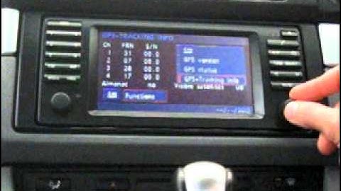 How to Access the Navigation Service Menu of the BMW E38 E39 X5 Z4 E46 Navigation system