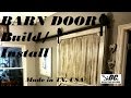 DC. ROLLING BARN DOOR. FULL BUILD AND INSTALL. DC. ROLLING BARN DOOR. FULL BUILD AND INSTALL.