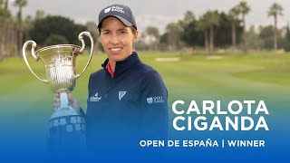 Carlota Ciganda wins 2024 Andalucía Costa del Sol Open de España