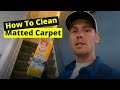 Cleaning Matted Carpet