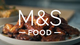 Tom Kerridge&#39;s Sticky Glazed Buffalo Wings | Farm to Foodhall | M&amp;S FOOD