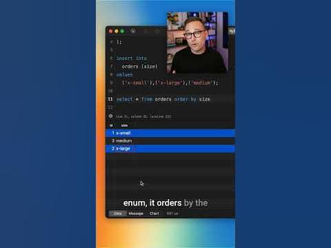 Enums are weird #database #mysql #coding - YouTube