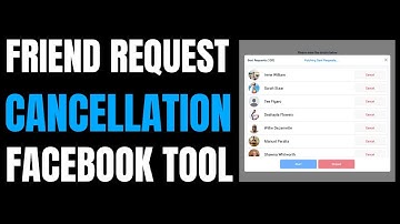 EMS - Facebook Friend Request Cancelation Tool