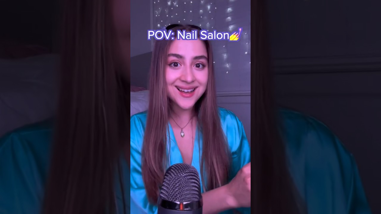 POV: You’re at the nail salon ASMR💅🏻 
