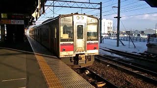 JR東日本701系　N9編成　奥羽本線　弘前駅発車【再アップロード】
