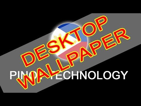 Video: Paano Gumawa Ng Desktop Wallpaper
