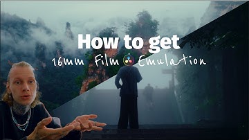 How to create a Cinematic Look with 16mm Filmemulation | Davinci Resolve