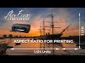 Setting the PERFECT ASPECT RATIO for PRINTING your Photos | Alex Eneas Photography