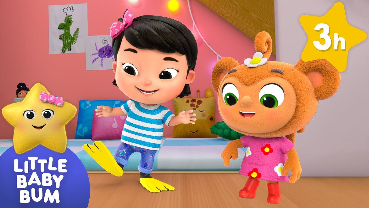 Mia’s Playful Outfits: Pink Slippers or Snorkel Flippers? | LittleBabyBum 3 HRS | Cartoons & Toys