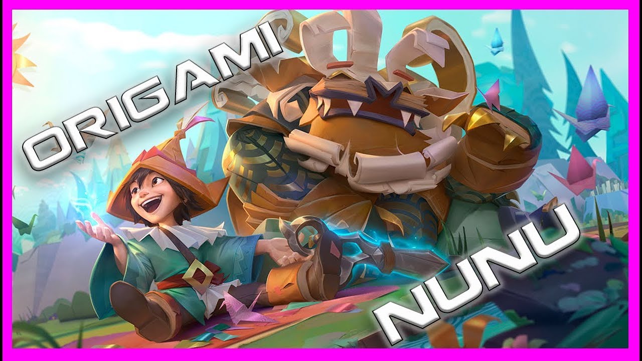 Origami Nunu i  Willump | Przedstawienie skina | Papercraft Nunu & Willump