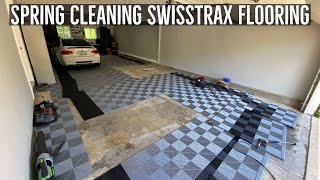 Spring Cleaning My SwissTrax Flooring