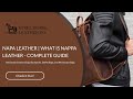 NAPA LEATHER | WHAT IS NAPPA LEATHER - COMPLETE GUIDE