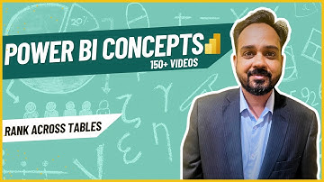 Power BI- Rank across more than one table| RANKX, Summarize| Rank across dimension tables