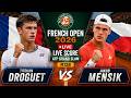 Titouan Droguet vs Jakub Mensik 🎾LIVE SCORE TENNIS ATP GRAND SLAM FRENCH OPEN 2026 | R128
