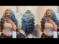 HOW TO GET THE PERFECT BLACK/SILVER OMBRE (Water Color Method) ft Eullair Hair