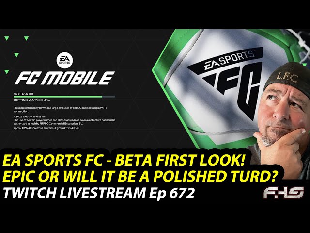 Anyone else trying the EA FC mobile beta ? What are you thoughts ? I like  the new design of the team layout, and also we can change players  appearance (socks length