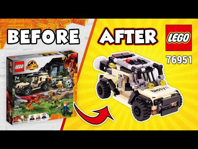 LEGO Jurassic World Biosyn Genetics Truck MOC (76951)[234 pcs