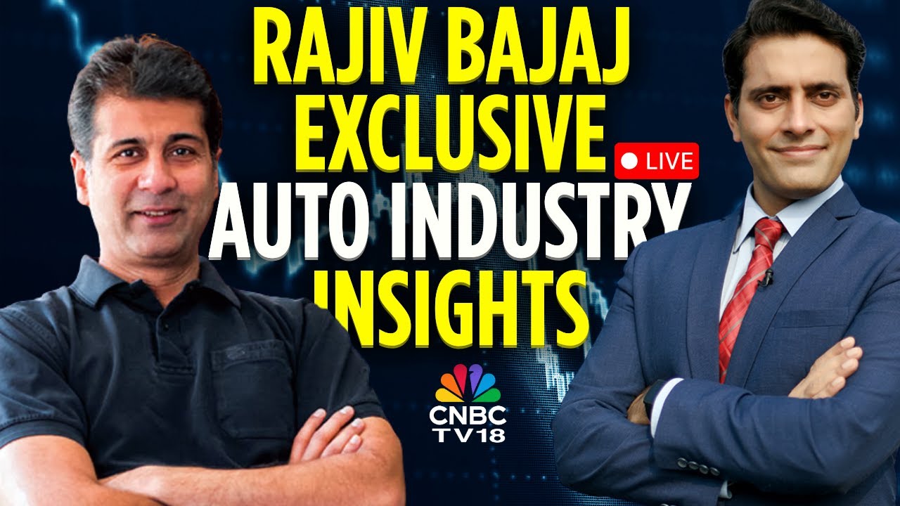 LIVE | Rajiv Bajaj Speaks to CNBC-TV18 | Exclusive Anniversary Interview on India’s Auto Future