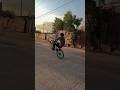 si me la llevo?#stunt #wheelie #culiacánsinaloa #gataonly#crismj #atardecer #mtb #donwhill #shorts